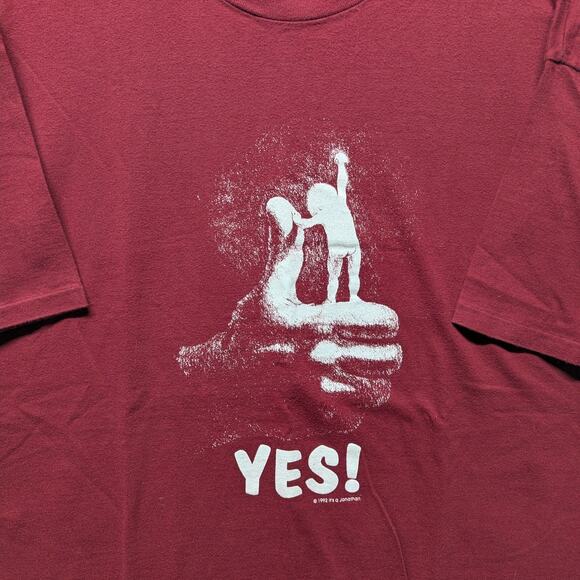 1992 Yes Jonathan Rogers Art T shirt - Picture 3 of 7